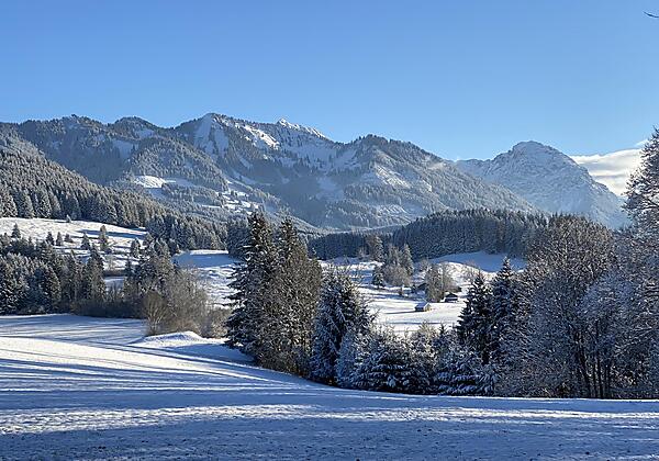 Winterlandschaft bei Hofen
