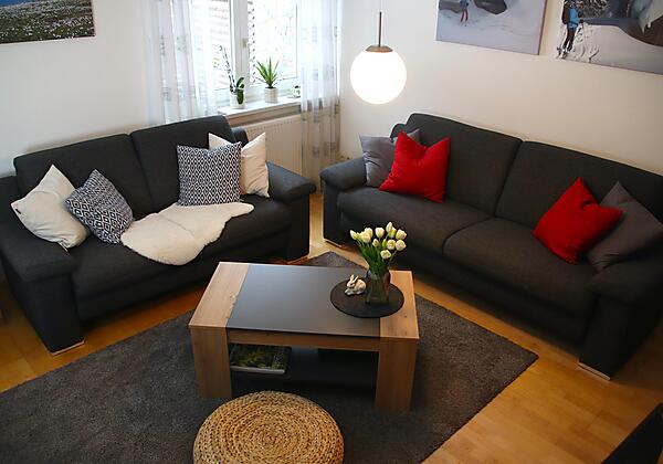 Sofaecke im Wohnzimmer