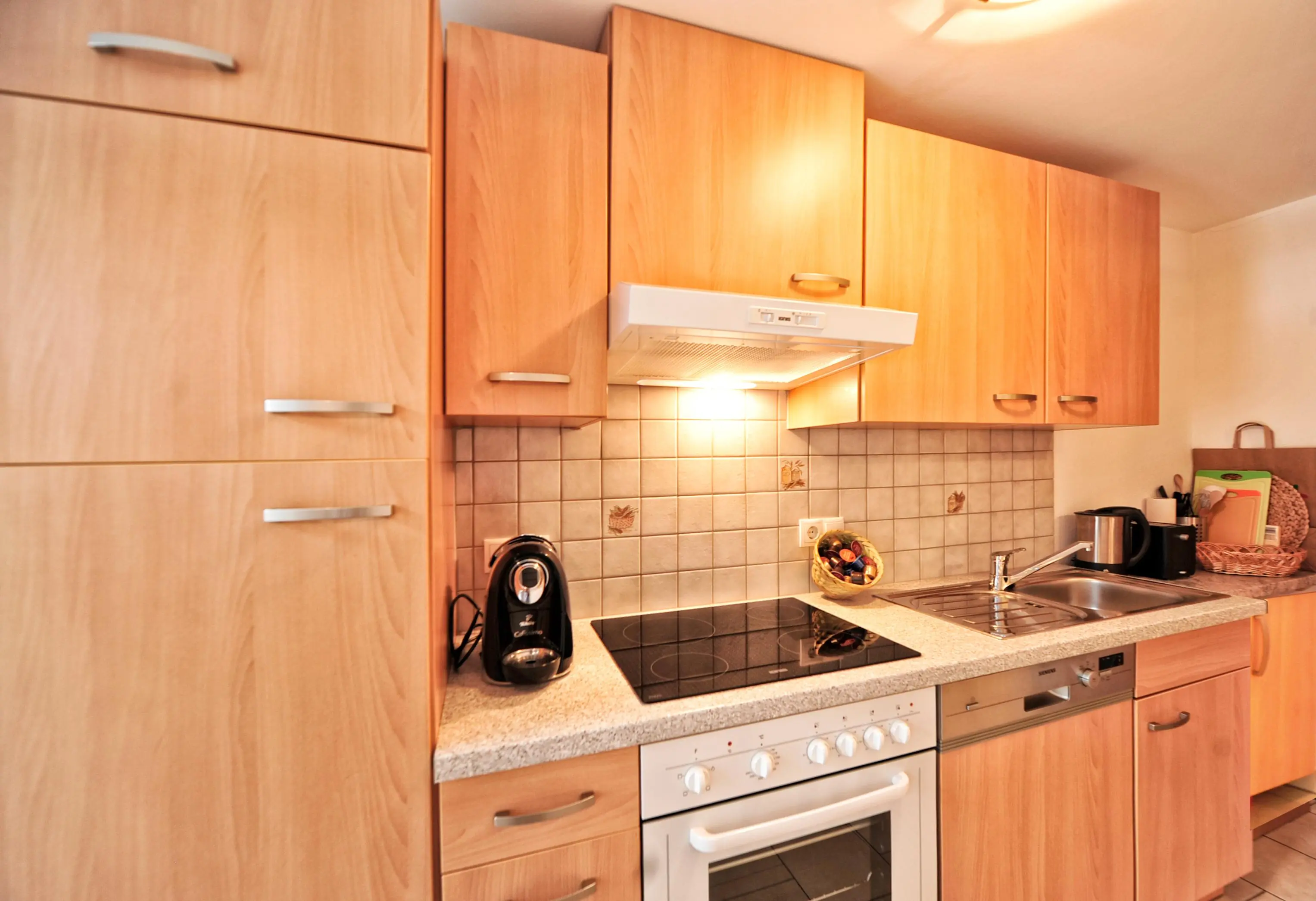 Küche im Appartement Gipfel