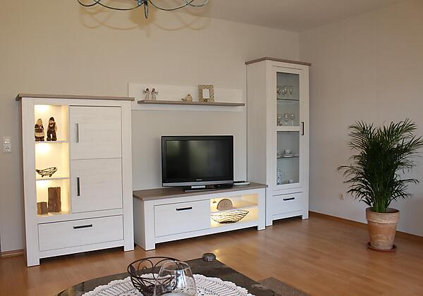 Wohnzimmer mit Terrasse