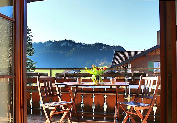 Südbalkon mit Panorama
