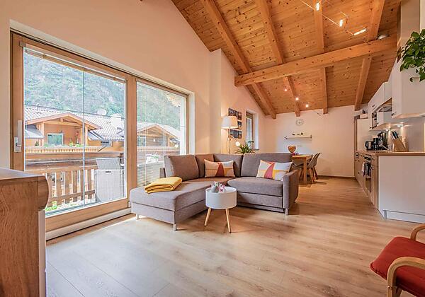 Großer offener Wohnbereich - Ferienwohnung Gabi