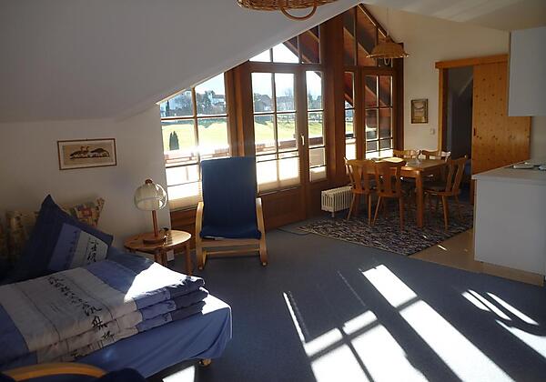 Wohnküche mit Balkon