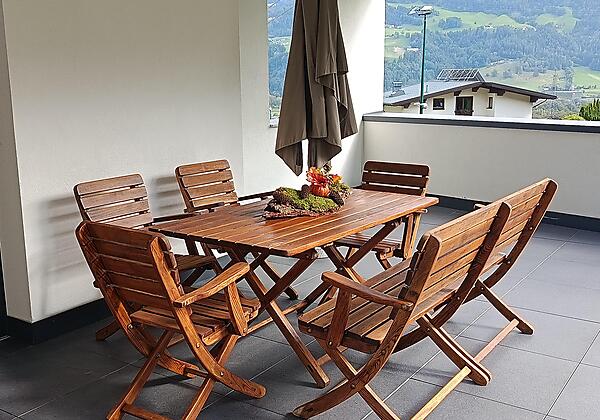 Sitzgruppe auf der Terrasse