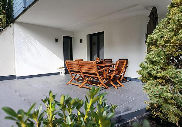 Terrasse läd ein zum Verweilen