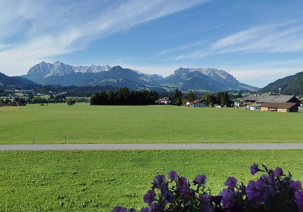 Ausblick vom Balkon Kaiser-Ferienwohnung Waldesruh