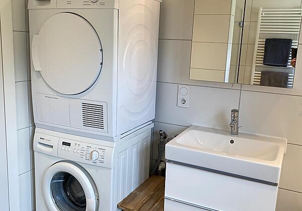 Waschmaschine und Trockner