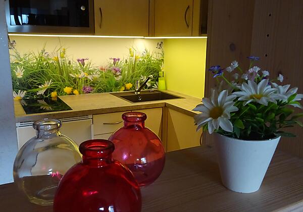 Küche durch Schrankwand