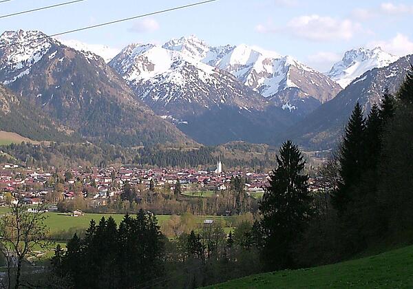 Aussicht Richtung Oberstdorf