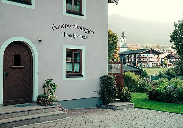 Blick ins Dorf - Ortsmitte Leogang