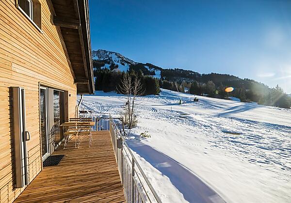 Direkt an der Skipiste