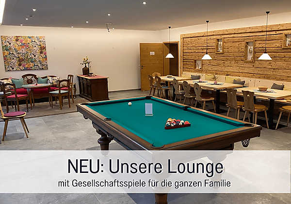 NEU Unsere Lounge