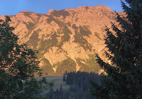 Blick auf Kühgrund im Sommer