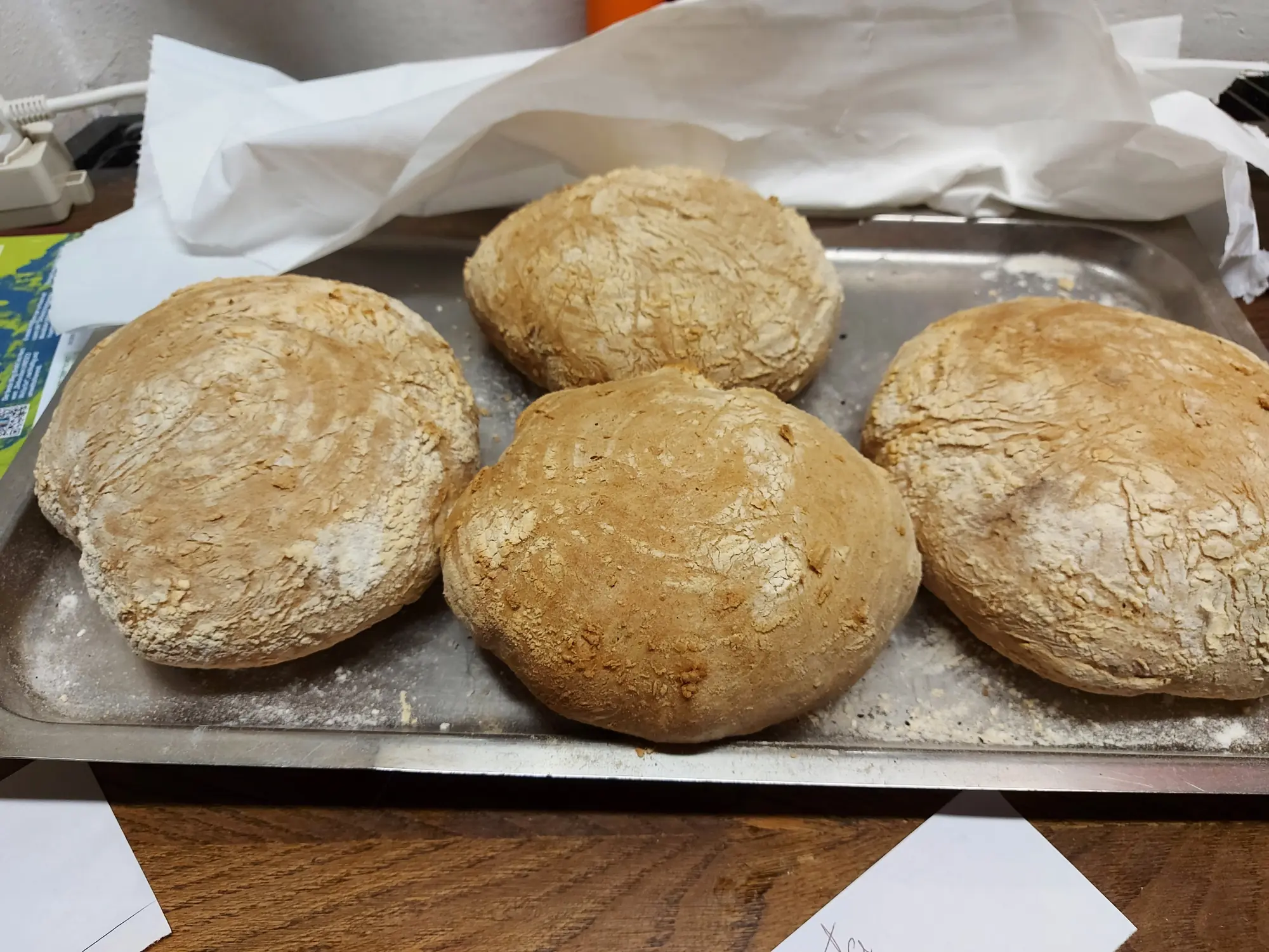 Frühstücksbrot vom Holzofen