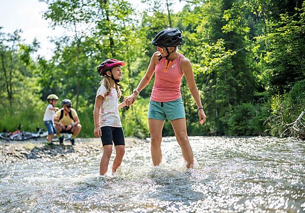 Radfahren_NOCKBIKE_Tiebel Radweg_Familie_Nockberge