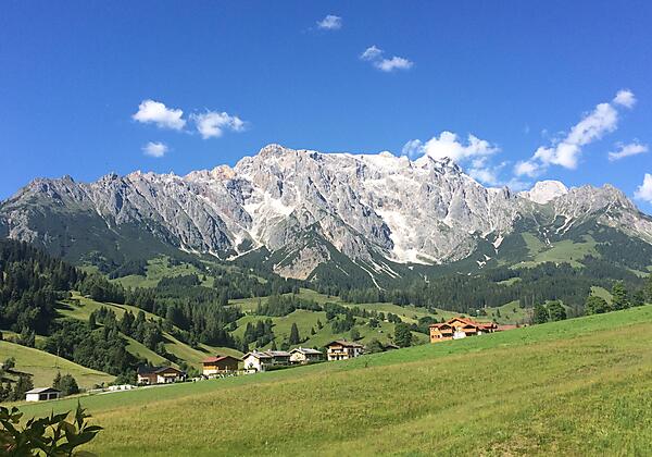 Blick Hochkönig