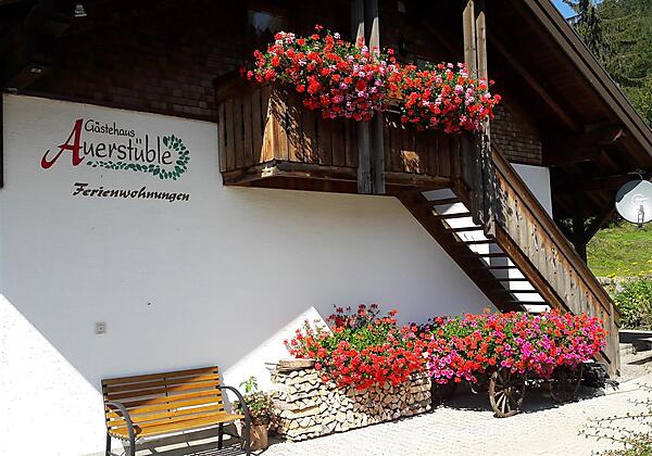 Blumen im Nebengebäude