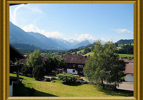 Bergblick vom Balkon