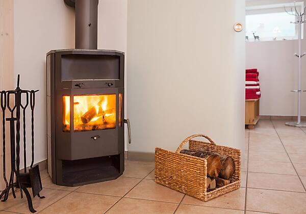 Gästehaus Eberhart Sauna Schwedenofen