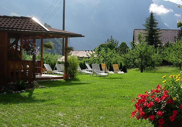 Gartenansicht  mit Liegewiese