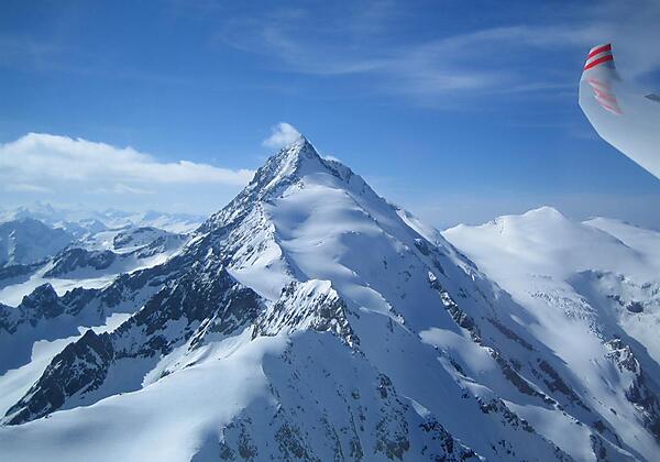 Großglockner vom Segelflieger aus