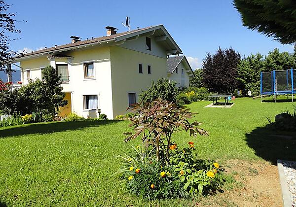 Blick von 3000m² Grünfläche