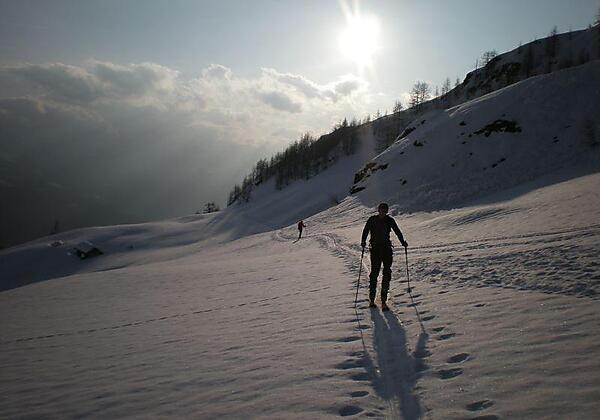 Aufstieg zum Hochgrubenkogel