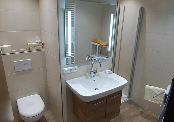 Neues Bad mit Dusche/WC