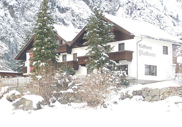 Pension Plattner im Winter