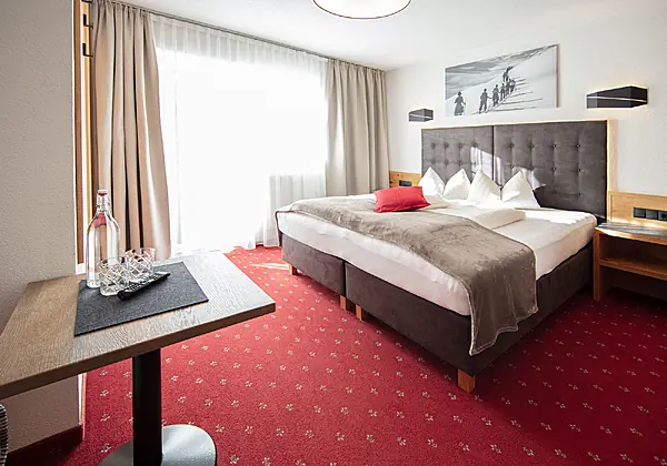 Ein Zimmer der Kategorie B in der  GB Gondelblick in Sölden