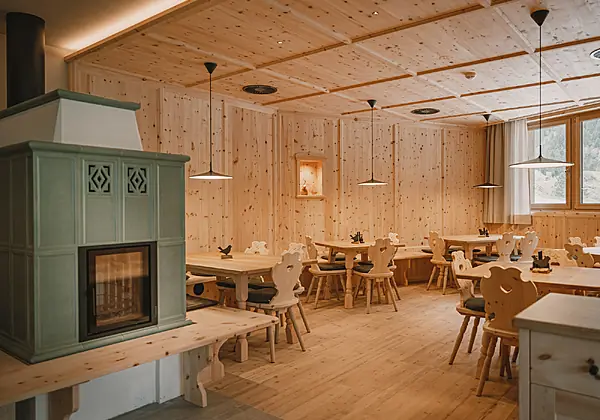 Essen am Kamin