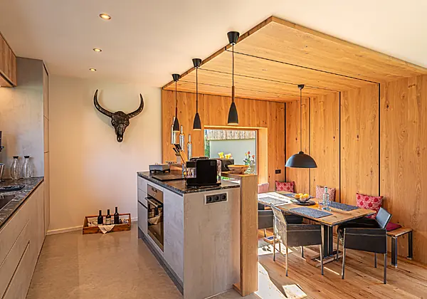 Küche mit Esszimmer