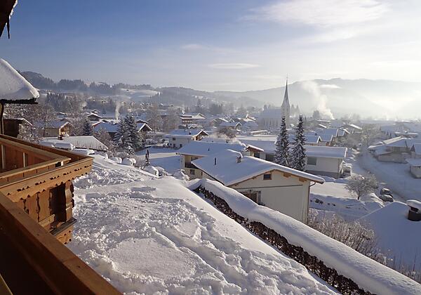 Dorfblick Winter