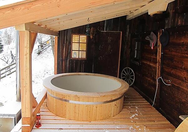 Gullenhütte Badetonne (Zuber) Winter