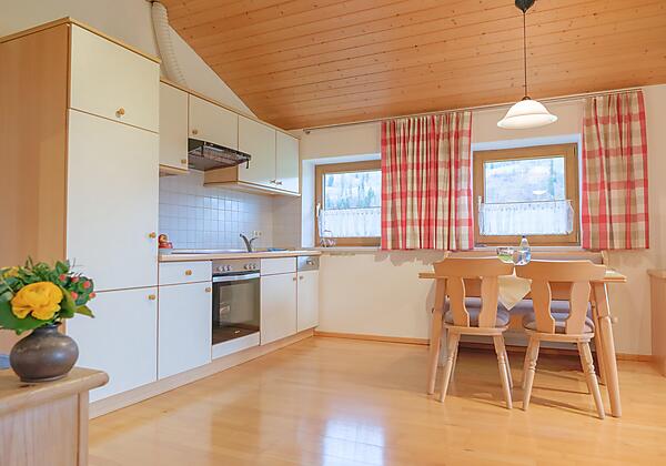 Küche - Ferienwohnung Blumenwiese