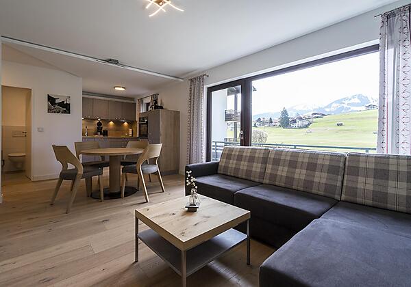 Harmonie Wohnbereich und Küche