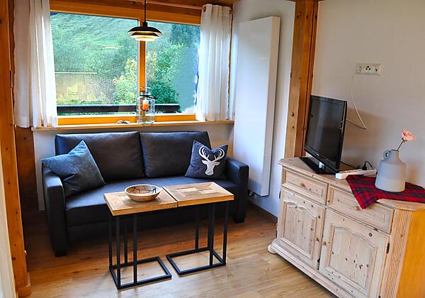 Ferienwohnung Terrasse Wohnzimmer