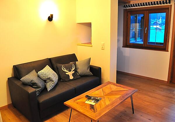 Ferienwohnung Hochvogel Wohnraum