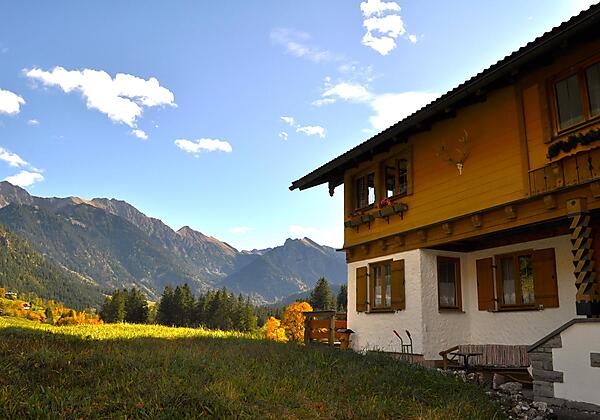 Ferienwohnung Hochvogel Wohnraum