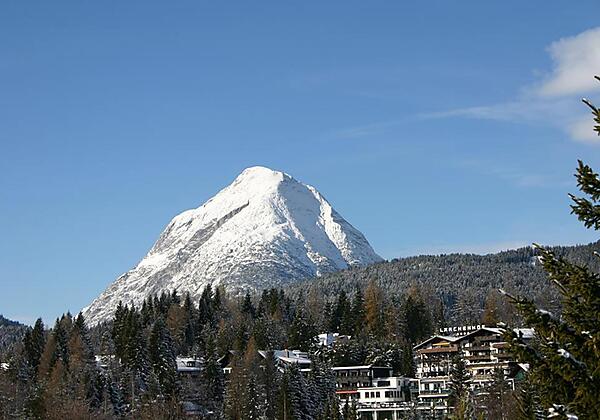 Hohe Munde Blick vom Haus Alpenland Seefeld