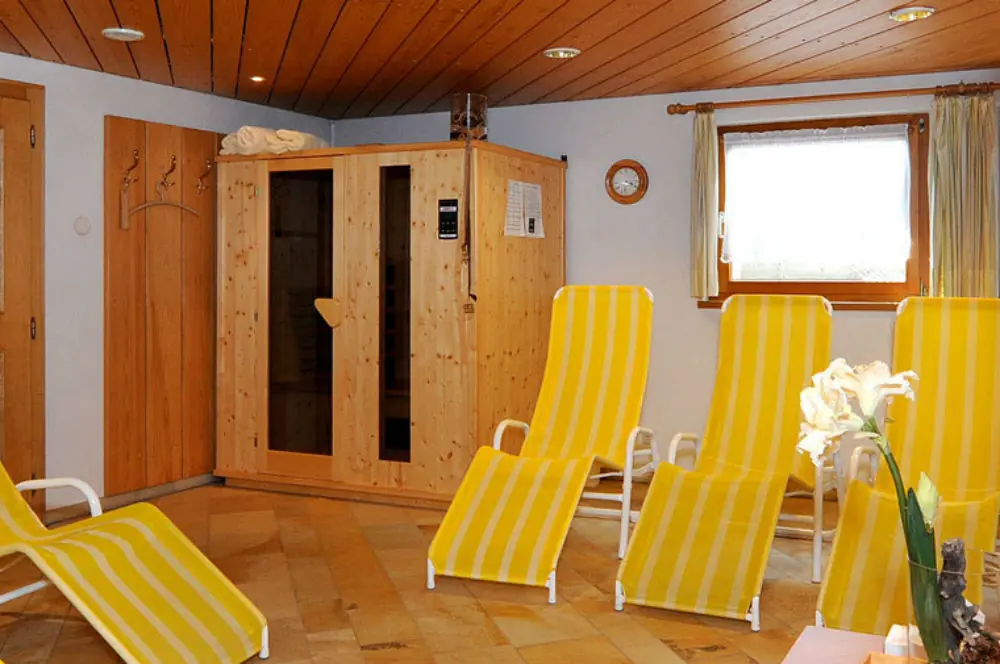 Der Wellnessbereich im Haus Alpina in Au