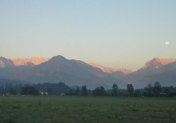 Unser Kaiser morgens um 5 Uhr