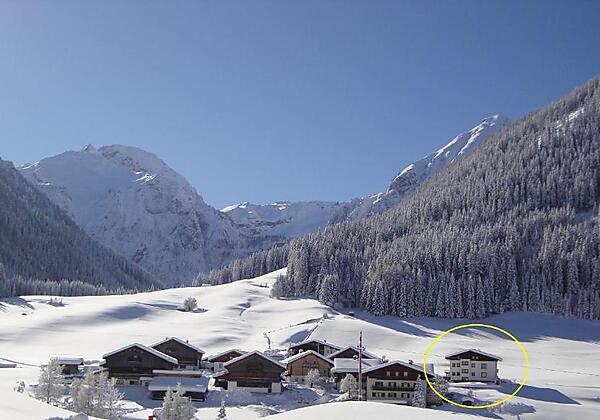 Blick auf unser Haus