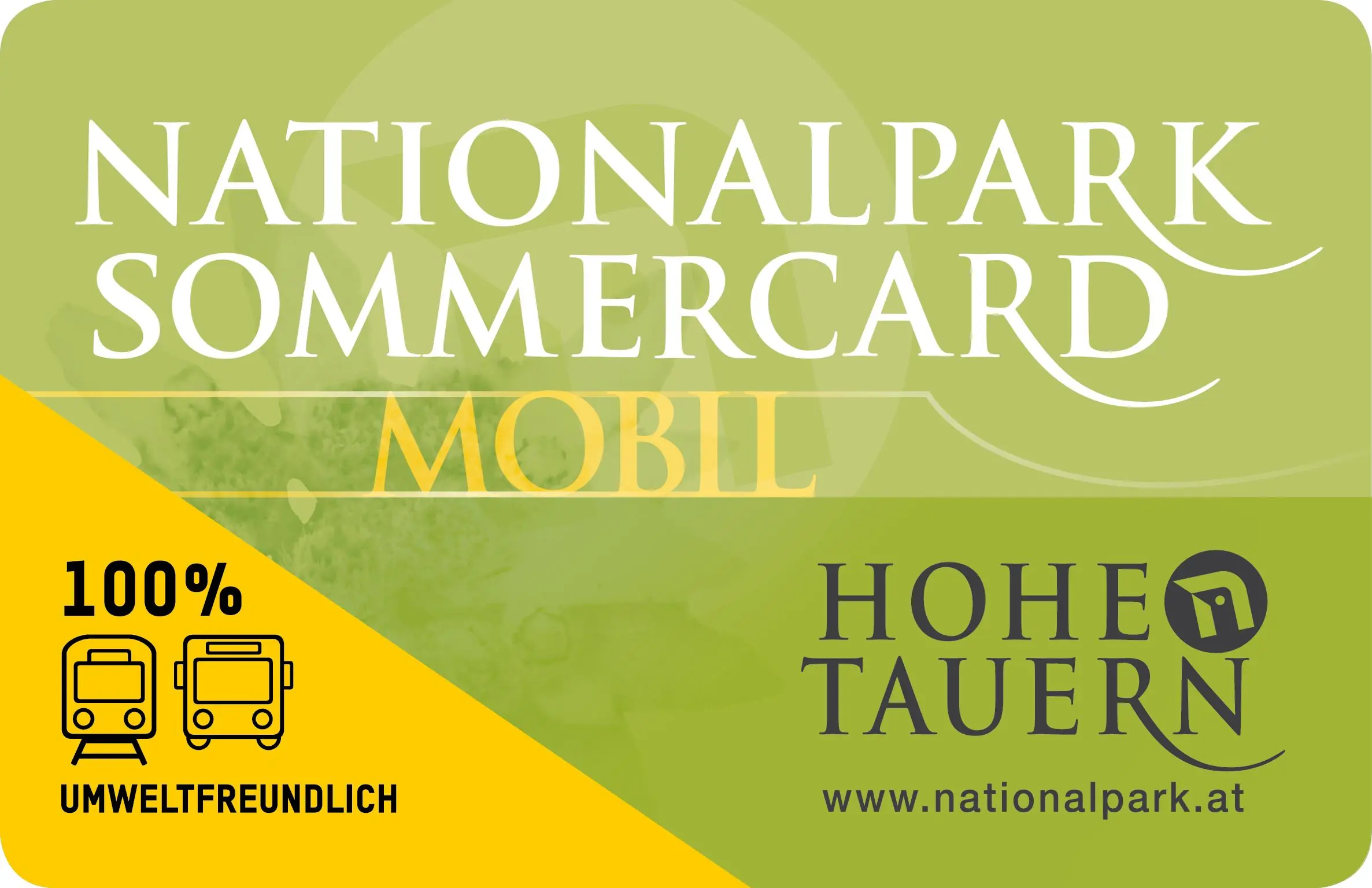 Nationalpark Sommercard MOBIL