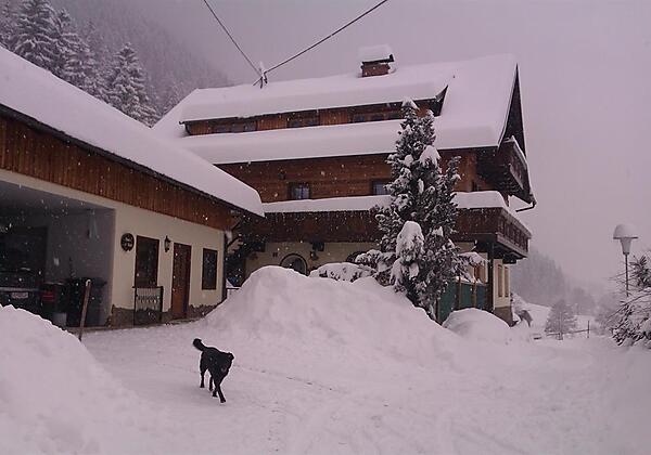 Haus Bichl im Winter