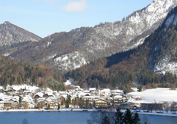 Blick auf Fuschl am See