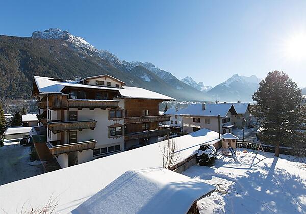 Aussicht Richtung Serles Winter