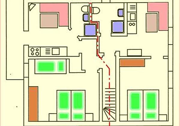 Grundriss FeWo 2 und 3