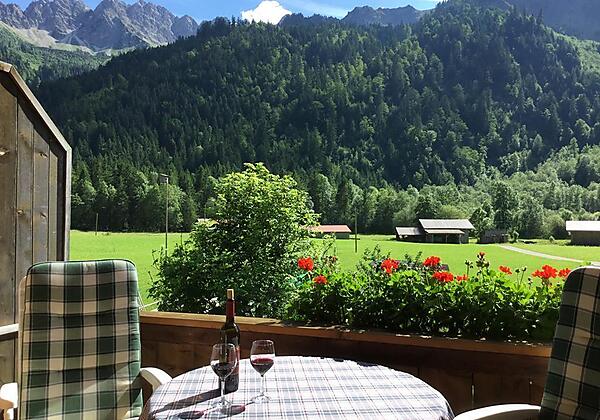 Ausblick von Balkon