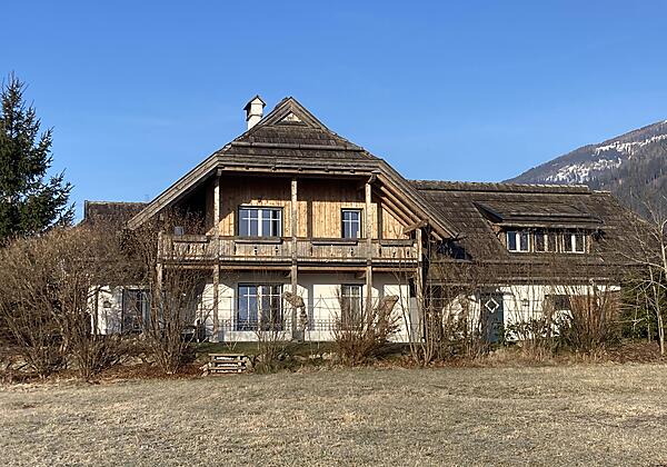 Rückansicht des Hauses